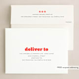 "Keeping it Merry" - Holiday Cards in Tomato by Amy Payne - FREE Recipient Addressing