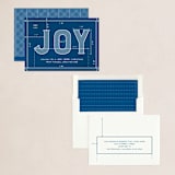 "Joy Plans" - Holiday Cards in Sea by Amy Payne - Assembled