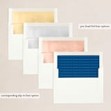 "Joy Plans" - Holiday Cards in Sea by Amy Payne - Envelope Liners