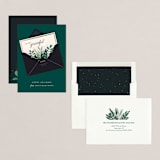 "Festive Mail" - Holiday Cards in Evergreen by Sharon O. - Assembled