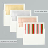 "Retro Thank You" - Holiday Cards in Classic by Amy Payne - Envelope Liners