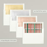 "City ornament" - Holiday Cards in Navy by Creo Study - Envelope Liners
