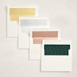 "Holiday Construction" - Holiday Cards in Fir by Corinne Malesic - Envelope Liners