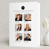 "Team Greetings" - Holiday Cards in Ink by Meggy Masters - Folded Card