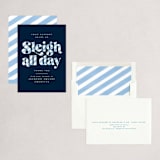 "Sleigh All Day" - Holiday Cards in Ice by Ally Madison - Assembled