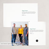 "Plaid Merry" - Holiday Cards in Evergreen by Itsy Belle Studio - Interior Options