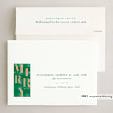 "Plaid Merry" - Holiday Cards in Evergreen by Itsy Belle Studio - FREE Recipient Addressing