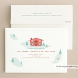 "Alpine Trails" - Holiday Cards in Hot Cider by Betsy Siber - FREE Recipient Addressing