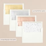 "Gifts on the Way" - Holiday Cards in Winter Night by Kristel - Envelope Liners
