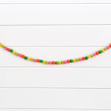 "Oh What Fun Felt Ball Garland" - Garlands in multicolor by aubry bennion