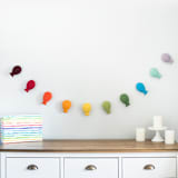 "Balloon Garland (Rainbow, 6 feet)" - Garlands in multicolor by Nivas Collection