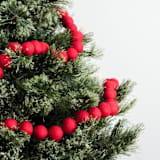 "Christmas Ball Garland, Red, (6 feet)" - Garlands in red by Nivas Collection