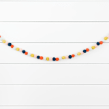 "Ticker Tape Felt Ball Garland" - Garlands in multicolor by aubry bennion