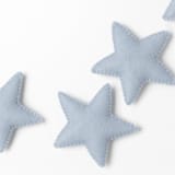 "Star Garland (Dusty Blue, 6 feet)" - Garlands in blue by Nivas Collection