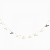 "Cloud Grey & White Garland" - Garlands in gray by Global Goods Partners