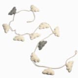 "Cloud Grey & White Garland" - Garlands in gray by Global Goods Partners