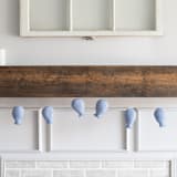 "Balloon Garland (Serenity Blue, 6 feet)" - Garlands in blue by Nivas Collection