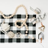 "Hygge Felt Ball Garland" - Garlands in beige by aubry bennion