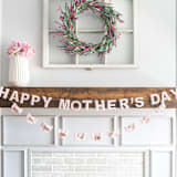 "Bow Garland (Blush, 6 feet)" - Garlands in pink by Nivas Collection