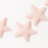 "Star Garland (Pink, 6 feet)" - Garlands in pink by Nivas Collection