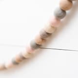 "Tinsel Felt Ball Garland" - Garlands in multicolor by aubry bennion