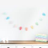 "Balloon Garland (Soft Rainbow, 6 feet)" - Garlands in multicolor by Nivas Collection