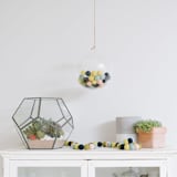 "Agave Felt Ball Garland" - Garlands in multicolor by aubry bennion