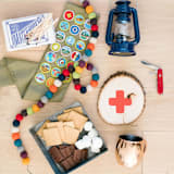 "Scout's Honor Felt Ball Garland" - Garlands in multicolor by aubry bennion