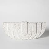 "Menorah: White Terrazzo" - Menorahs in white by Pretti.Cool