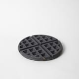 "Black Terrazzo Waffle Trivet" - Trivets in black by Pretti.Cool