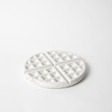 "White Terrazzo Waffle Trivet" - Trivets in white by Pretti.Cool