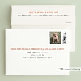 "FOIL Portrait Custom" - Holiday Cards in Gold by Minted - FREE Recipient Addressing