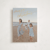 "Jotted Christmas" - Holiday Cards in Sugar Cookie by Julia Hall - Front