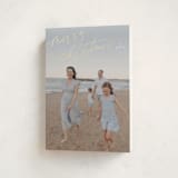 "Jotted Christmas" - Holiday Cards in Sugar Cookie by Julia Hall - Folded Card