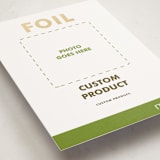 "Portrait Custom" - Holiday Cards in Gold by Minted - Detail