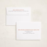 "Portrait Custom" - Holiday Cards in Gold by Minted - FREE Recipient Addressing