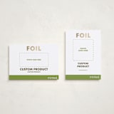 "Portrait Custom" - Holiday Cards in Gold by Minted - Photo Orientation Options