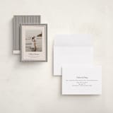 "Striped Elegance" - Holiday Cards in Linen by Kelly Schmidt - Assembled
