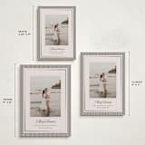 "Striped Elegance" - Holiday Cards in Linen by Kelly Schmidt - Formats Available