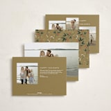 "Faubourg" - Holiday Cards in Pudding by Leia Matt - Back of Card Options