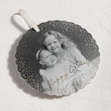 "snowdrift" - Holiday Ornament Cards in Snow by Sara Hicks Malone - Detail