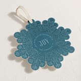 "Christmas snowflake" - Holiday Ornament Cards in Ice by Ana de Sousa - Detail