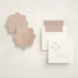 "poinsettia ornament" - Holiday Ornament Cards in Winter Rose by Ana de Sousa - Assembled