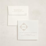 "poinsettia ornament" - Holiday Ornament Cards in Winter Rose by Ana de Sousa - FREE Recipient Addressing