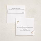 "Beautiful foliage" - Holiday Ornament Cards in Cream by Ana de Sousa - FREE Recipient Addressing
