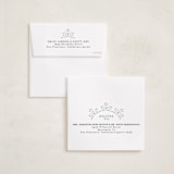 "Cross Snowflake" - Holiday Ornament Cards in Midnight by Itsy Belle Studio - FREE Recipient Addressing