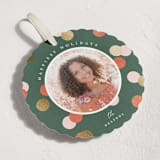 "Happiest Dots" - Holiday Ornament Cards in Fruitcake by Pixel and Hank - Detail