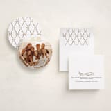 "Bow Frame" - Holiday Ornament Cards in Starlight by Pink House Press - Assembled