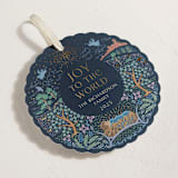 "Away in a manger" - Holiday Ornament Cards in Starry Night by Paper Sun Studio - Detail