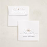 "Away in a manger" - Holiday Ornament Cards in Starry Night by Paper Sun Studio - FREE Recipient Addressing